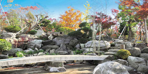 紅葉亭　日本庭園画像