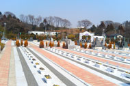田名聖地霊園　墓地風景の画像